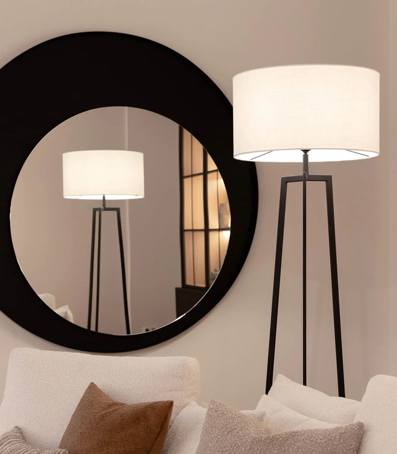 Falco - Stalamp - Zwart & Wit