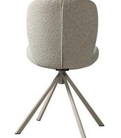 Femke Eetkamerstoel - Bouclé - Naturel - Set van 6