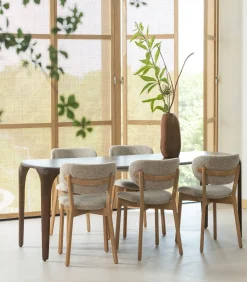 Fiore Eettafel - Mango Hout - Walnoot - 76x230x95