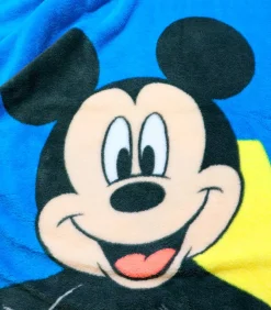 Fleecedeken bedrukt extra zachte 100% polyester, MICKEY GOOD DAY