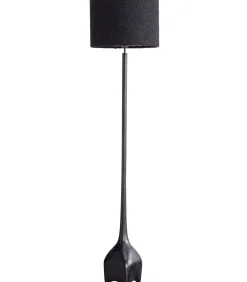 Foss Lampenvoet - Aluminium - Antiek Zwart/Bruin - 129x18x18