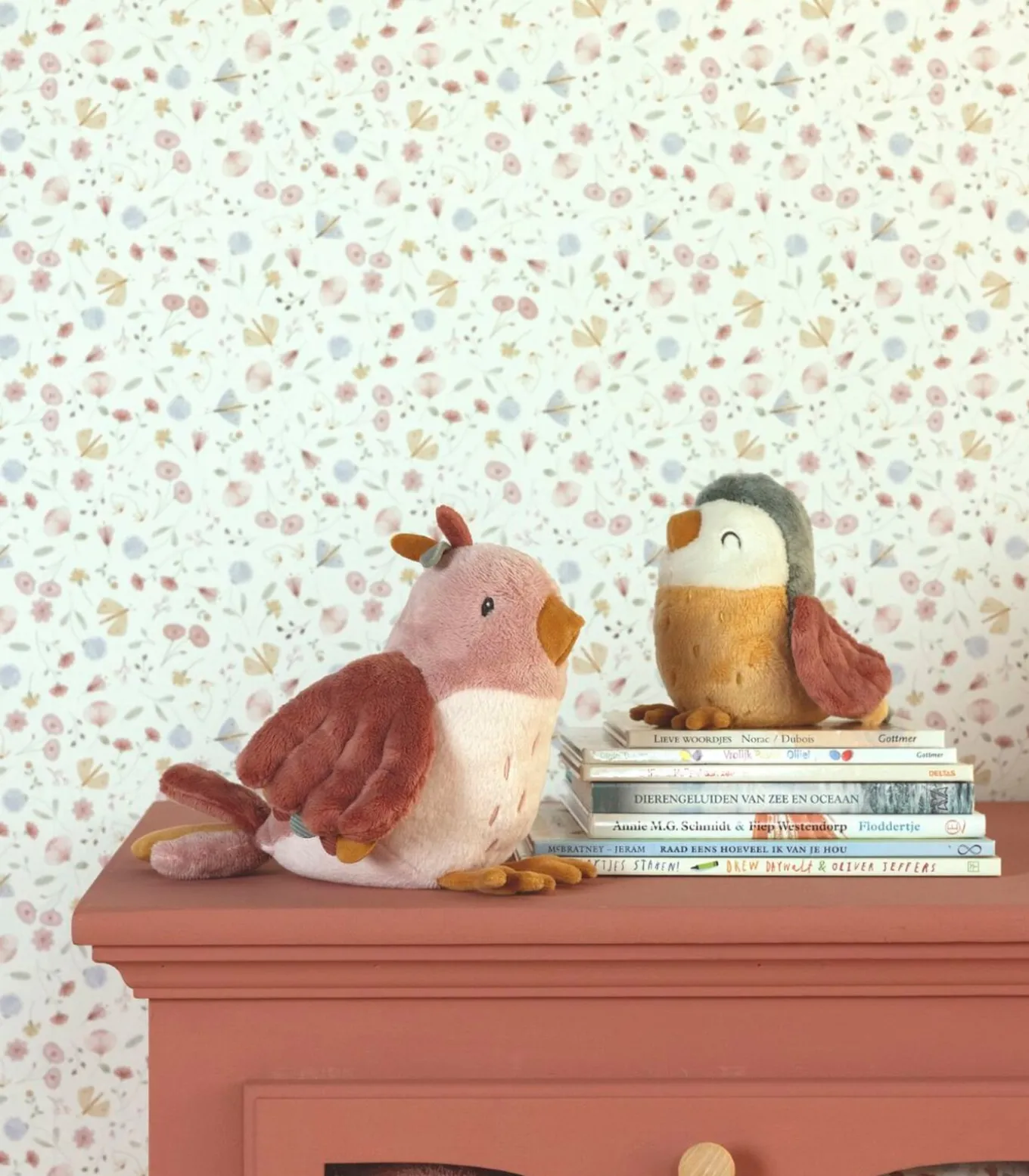 Fotobehang Flowers & Butterflies