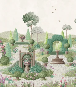 Fotobehang Naunton Folly Fern Groen