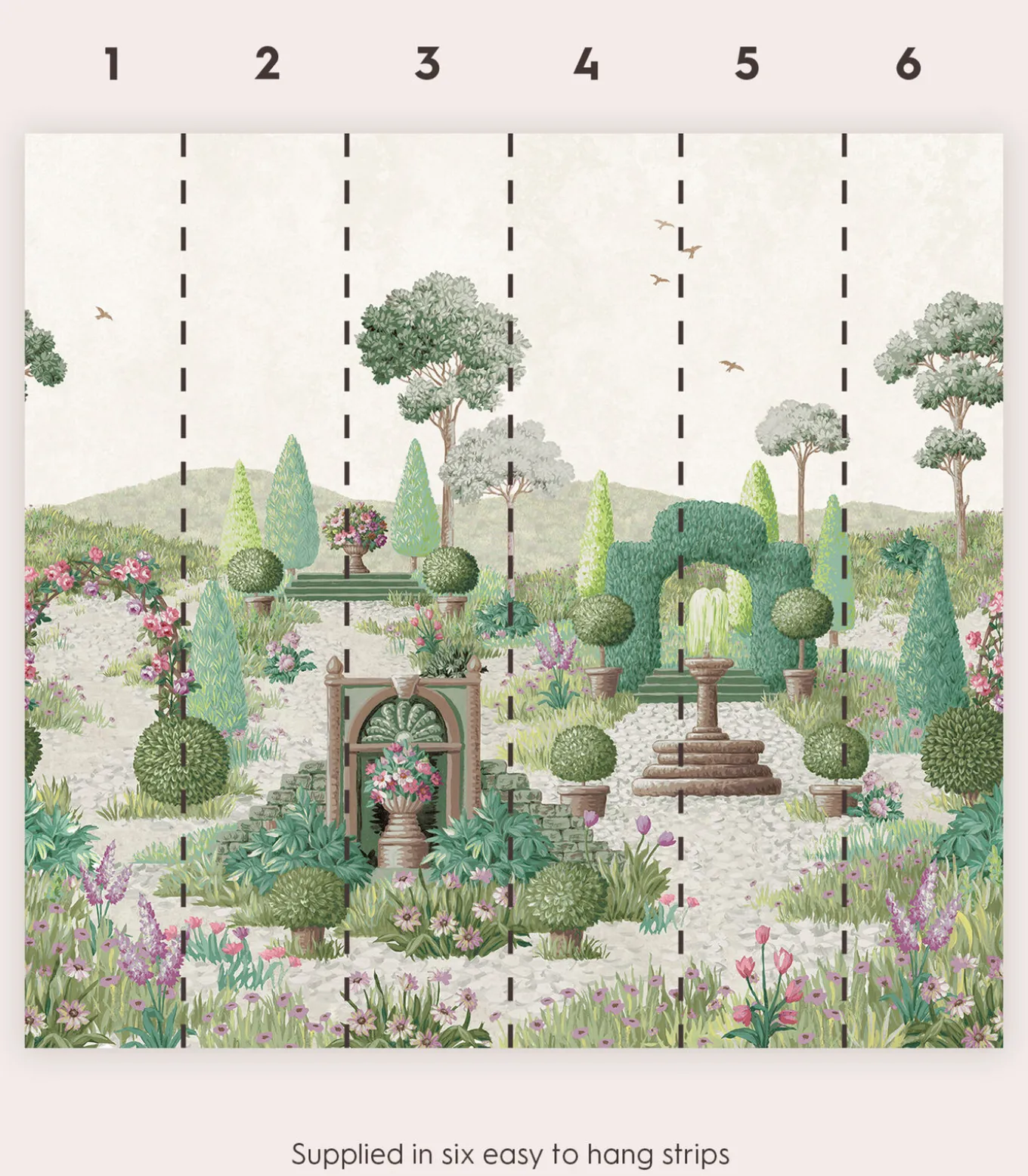 Fotobehang Naunton Folly Fern Groen