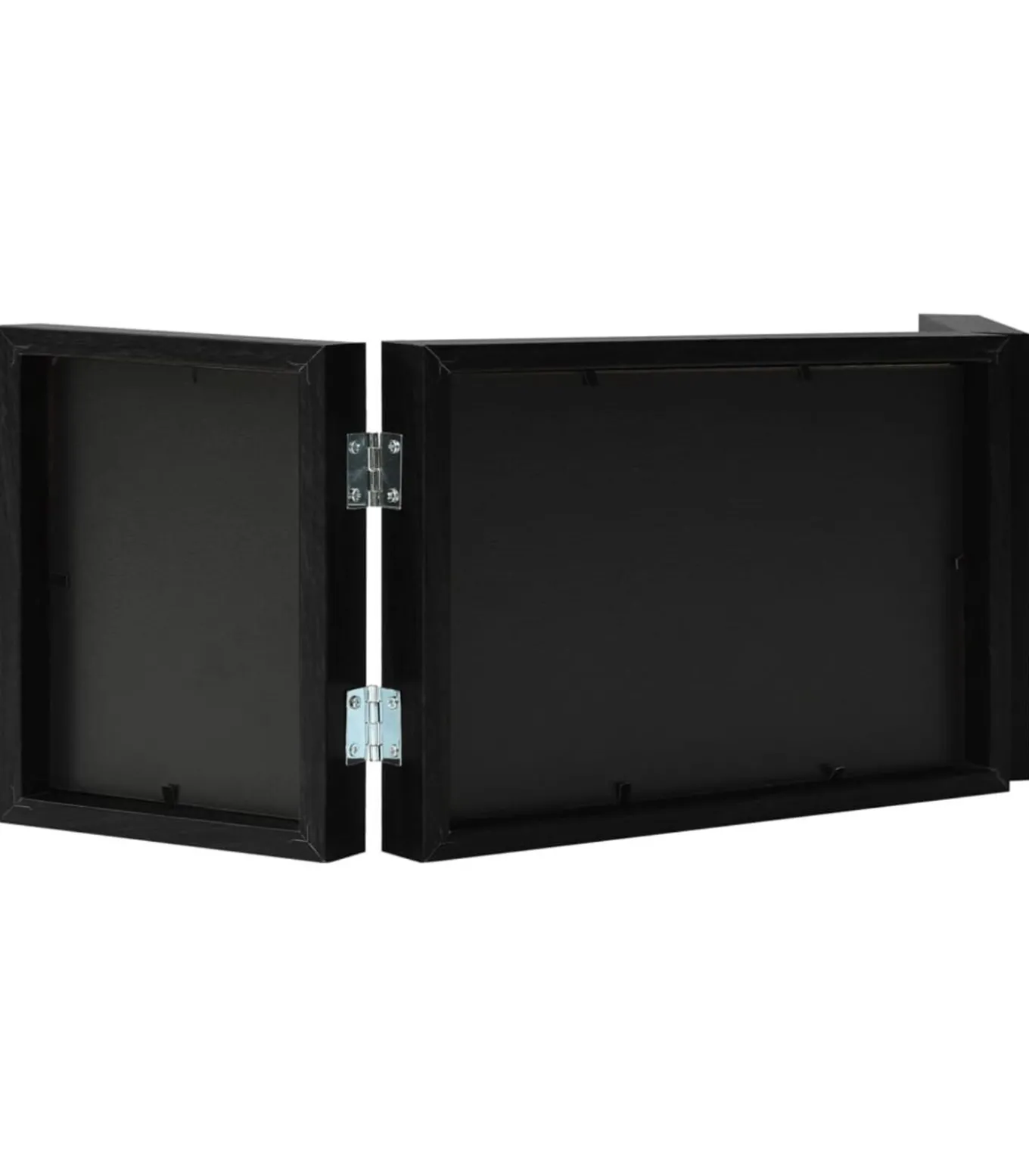 Fotolijst drieluik 28x18 cm+2x(13x18 cm) zwart