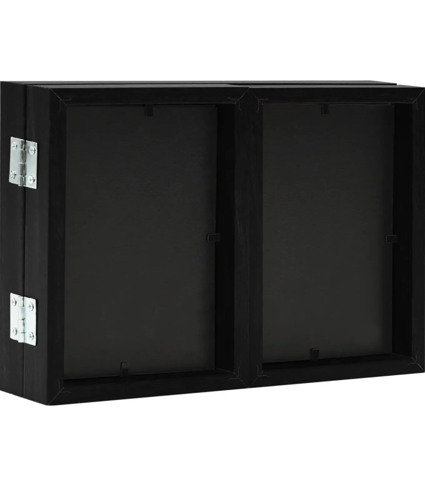 Fotolijst drieluik 28x18 cm+2x(13x18 cm) zwart