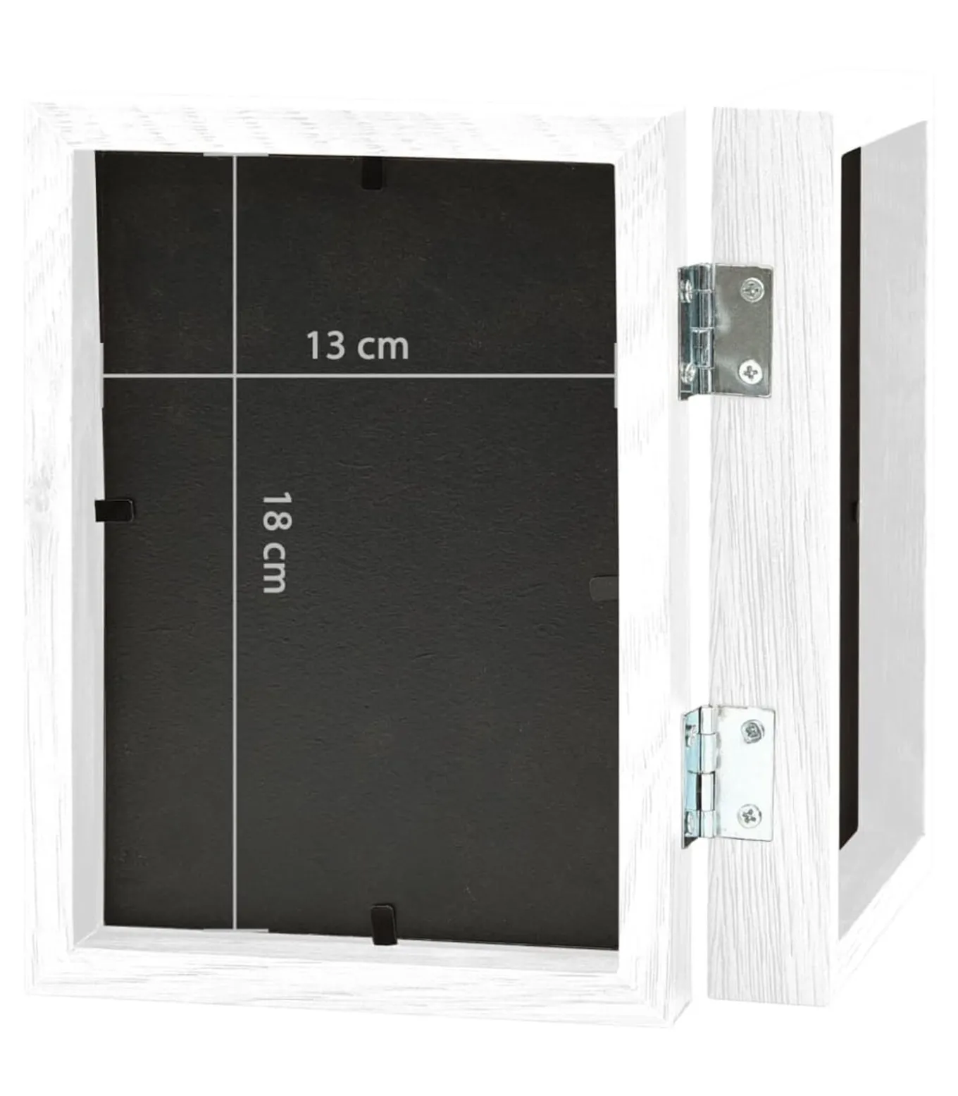 Fotolijst tweeluik 2x(13x18 cm) wit