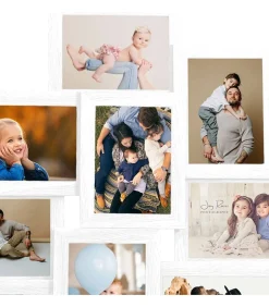 Fotolijst voor 10x(10x15 cm) foto MDF wit