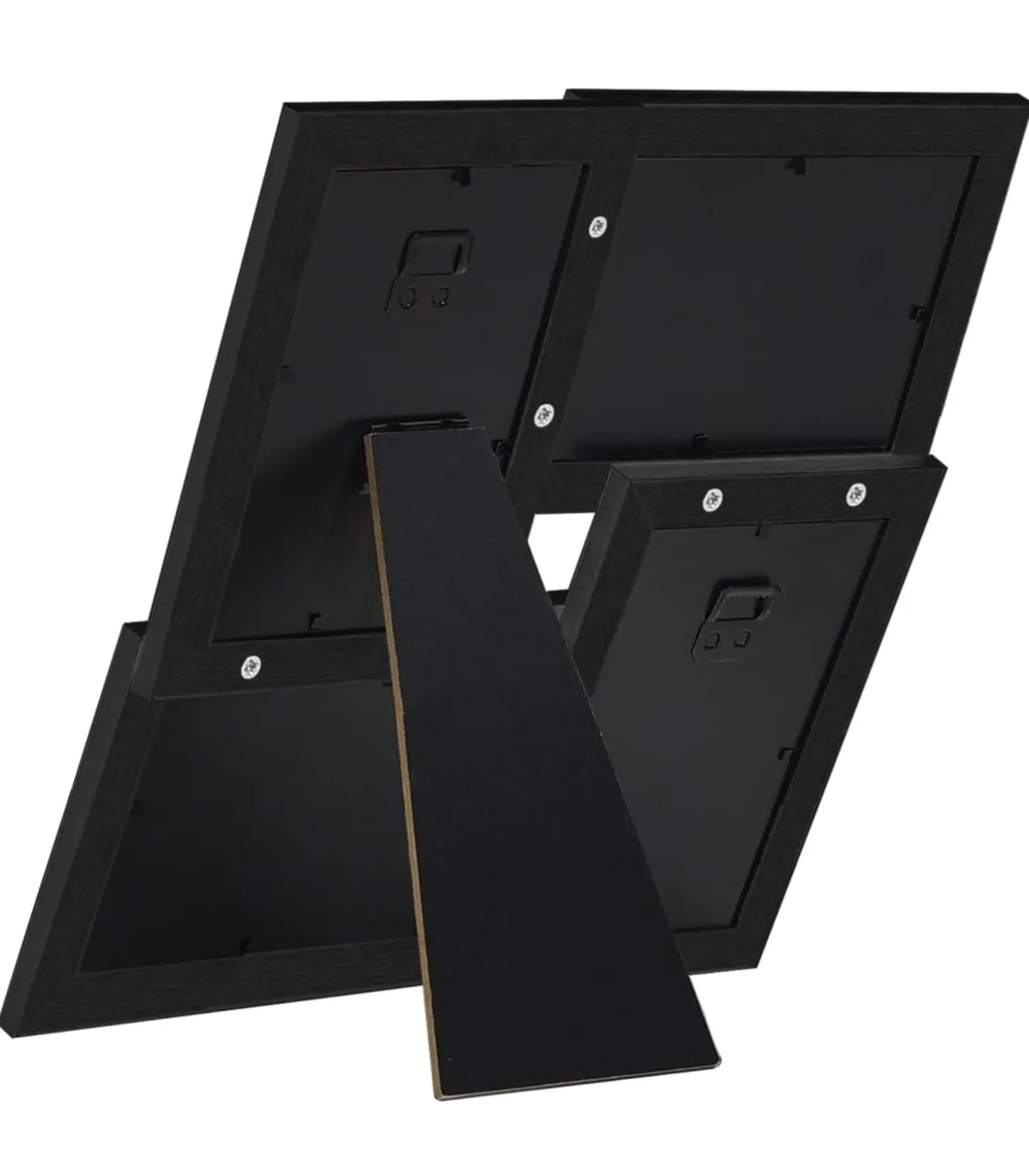 Fotolijst voor 4x(13x18 cm) foto MDF zwart