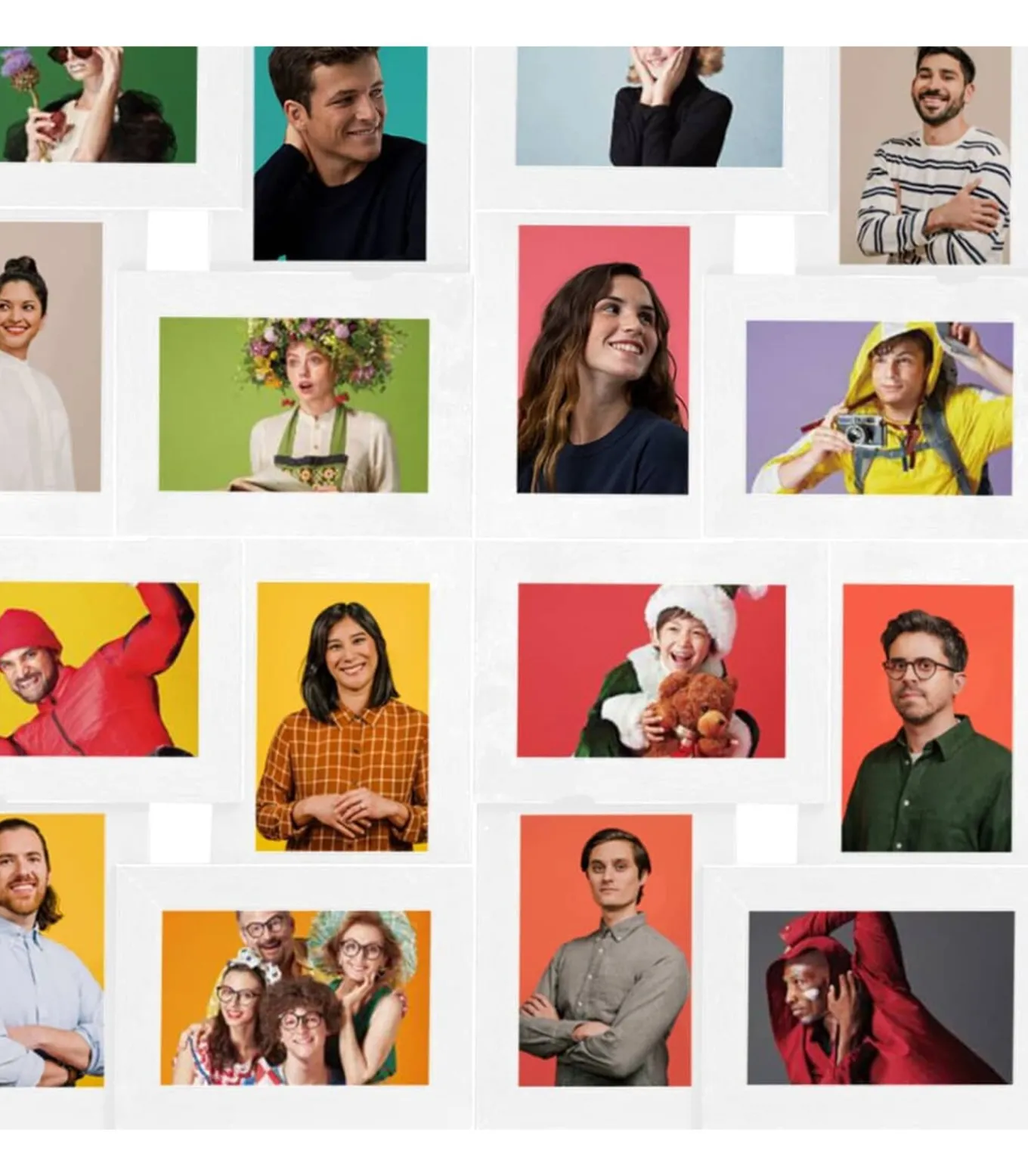 Fotolijst voor 24x(13x18 cm) foto MDF wit