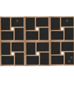 Fotolijst voor 24x(13x18 cm) foto MDF lichtbruin