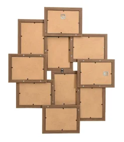 Fotolijst voor 10x(10x15 cm) foto MDF lichtbruin