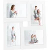 Fotolijst voor 4x(13x18 cm) foto MDF wit