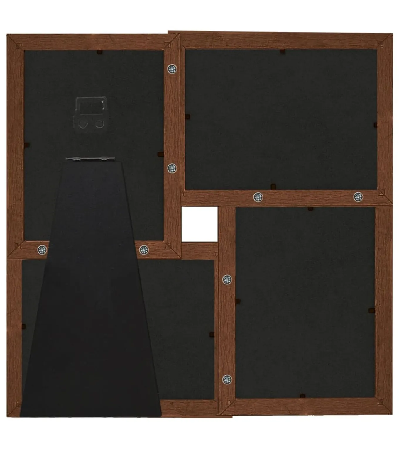 Fotolijst voor 4x(13x18 cm) foto MDF donkerbruin