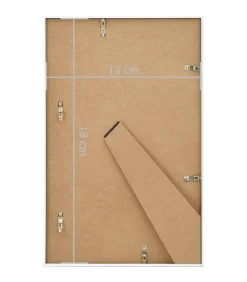 Fotolijsten 3 st voor tafel 13x18 cm MDF wit