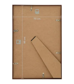 Fotolijsten 3 st voor wand of tafel 70x90 cm MDF bronskleurig