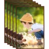 Fotolijsten 5 st voor wand of tafel 70x90 cm MDF bronskleurig