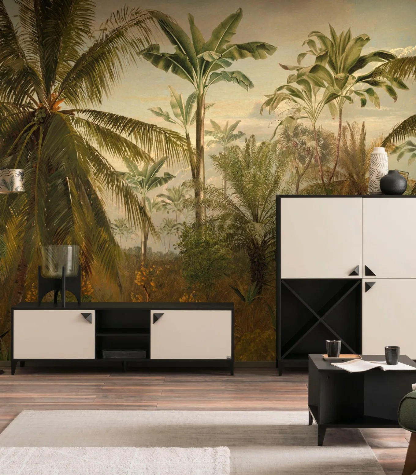 Fototapete Dschungel Morgensonne