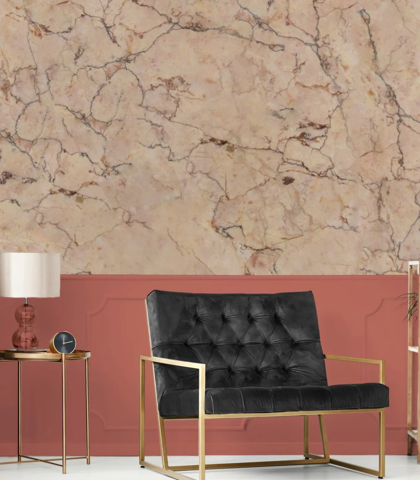 Fototapete Marmor Rosa