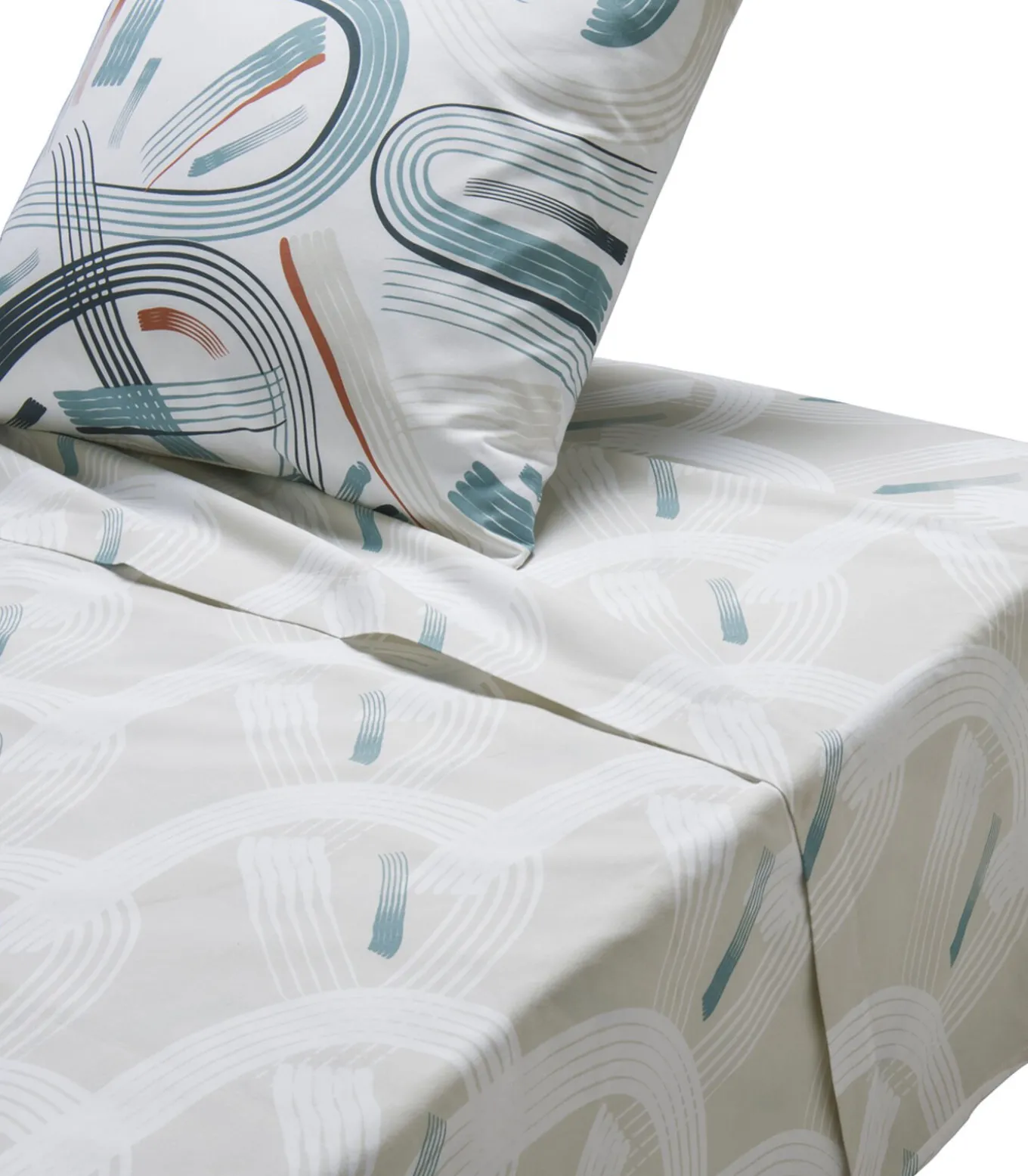 Gabin - Katoenen laken met print