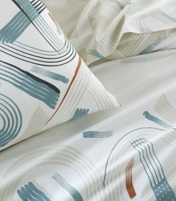 Gabin - Katoenen laken met print