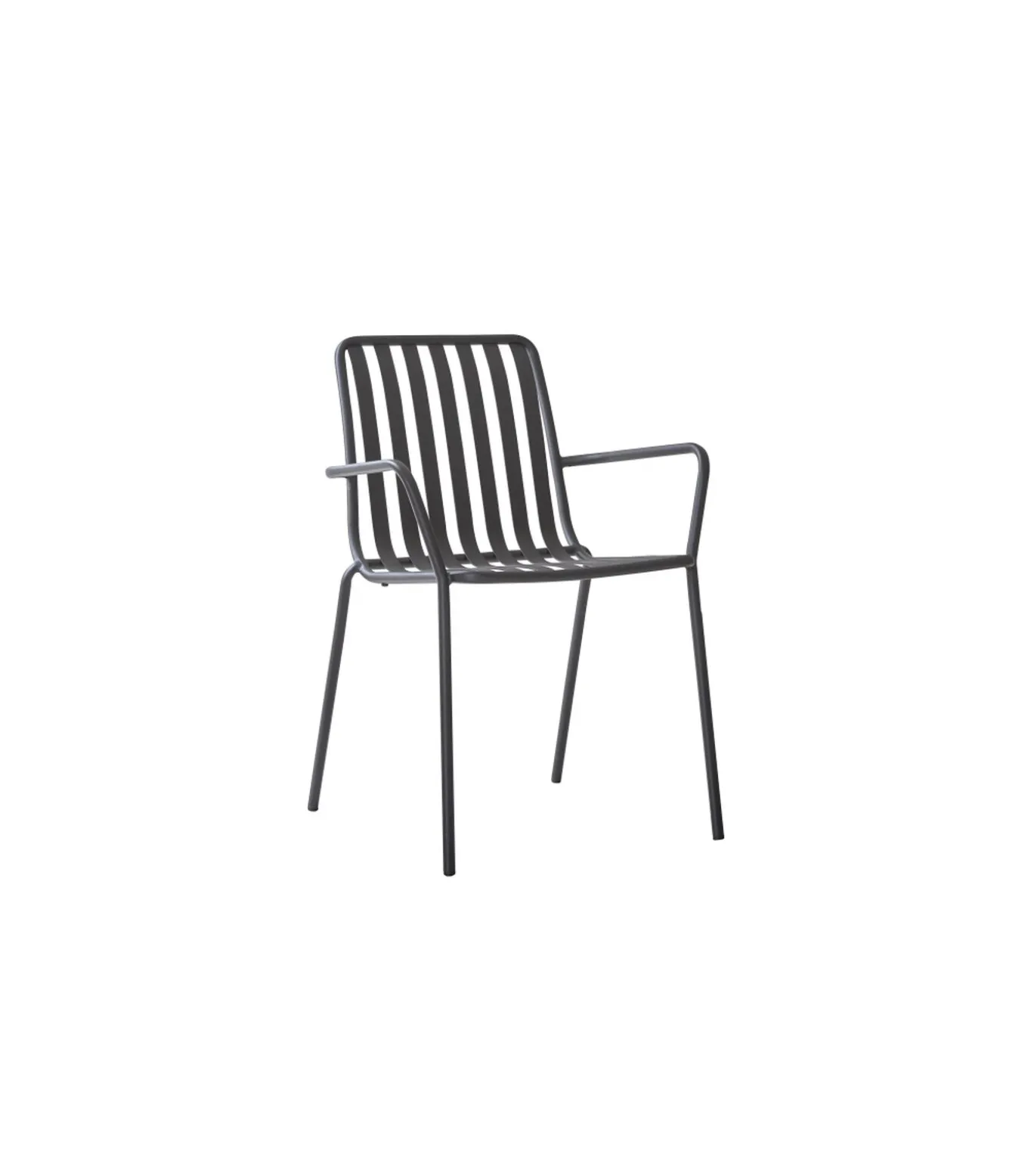 Gaby - Zwarte metalen fauteuil
