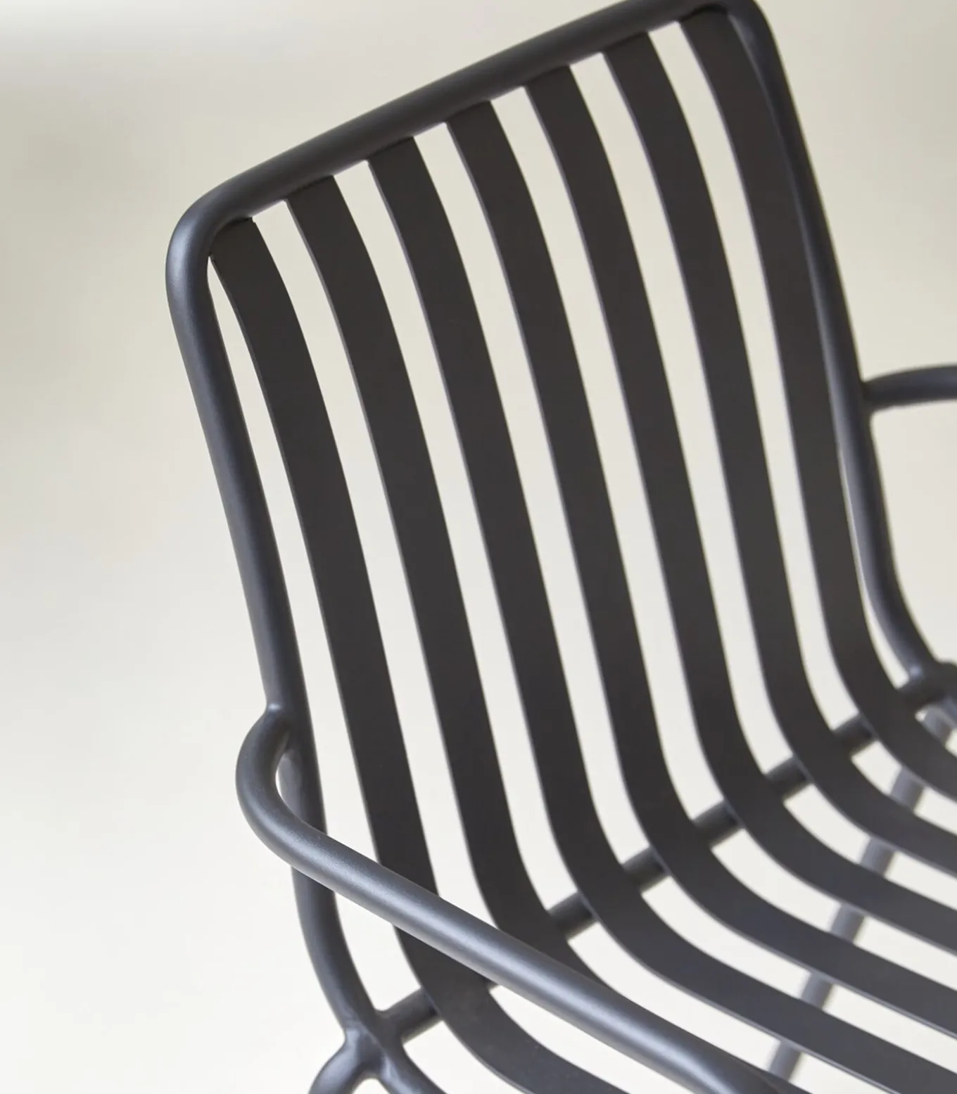 Gaby - Zwarte metalen fauteuil