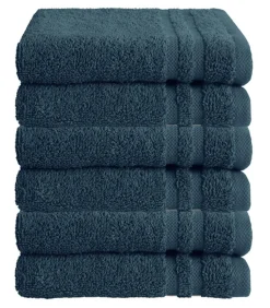 Gastendoekjes 30x50cm Donkerblauw - 6 stuks