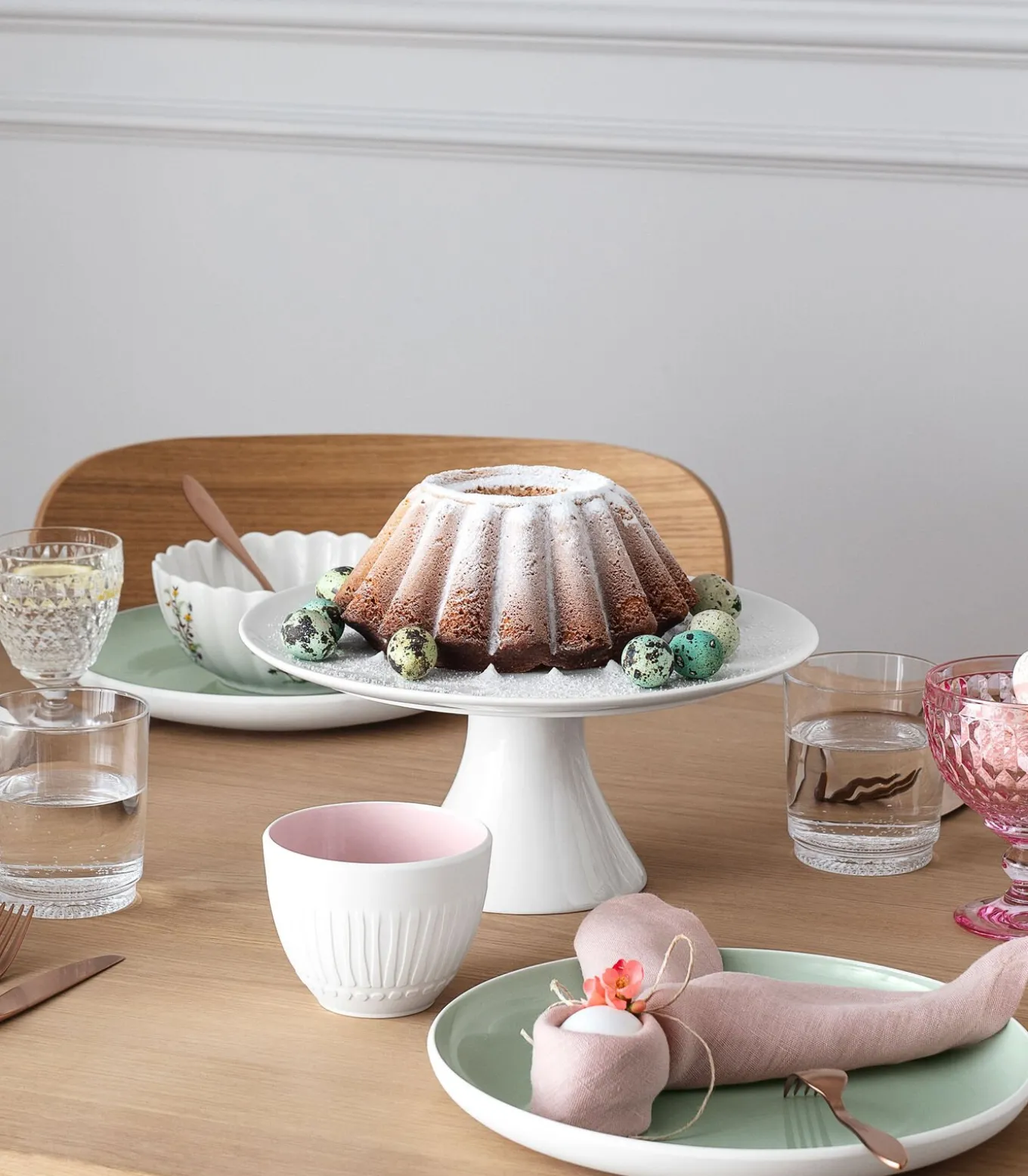 Gebakschaal op voet For Me