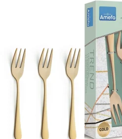 Gebaksvorkjes Austin - Vintage Goud - 6 stuks