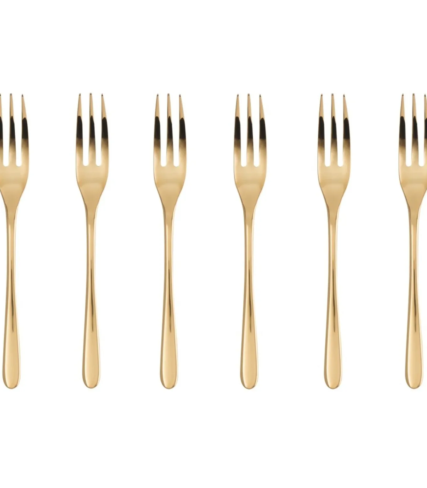 Gebaksvorkjes Taste Goud 6 Stuks