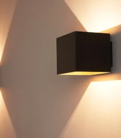 Gerona - Wandlamp - Zwart