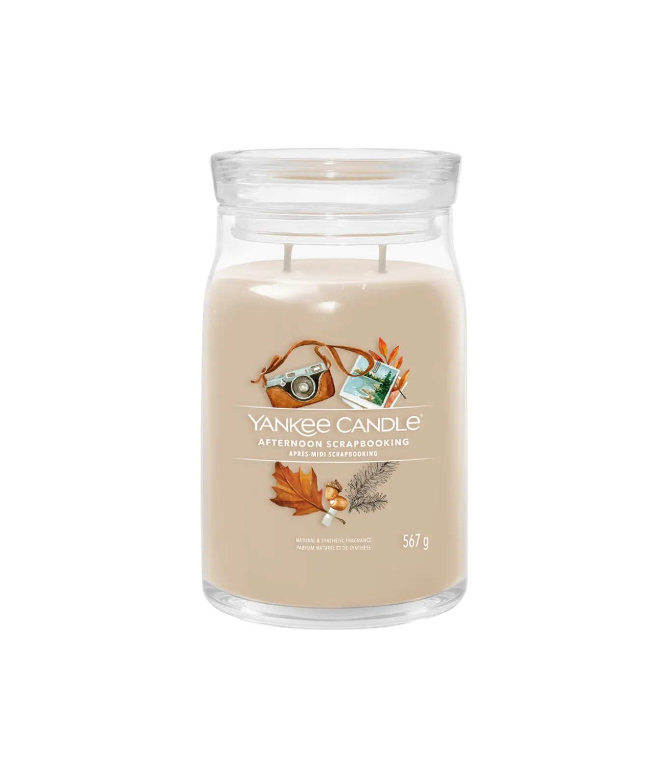 Geurkaars Afternoon Scrapbooking Signature Large Jar