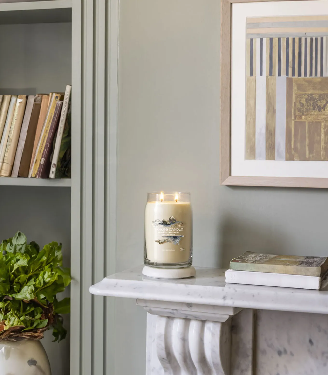 Geurkaars Amber & Sandalwood Signature Large Jar