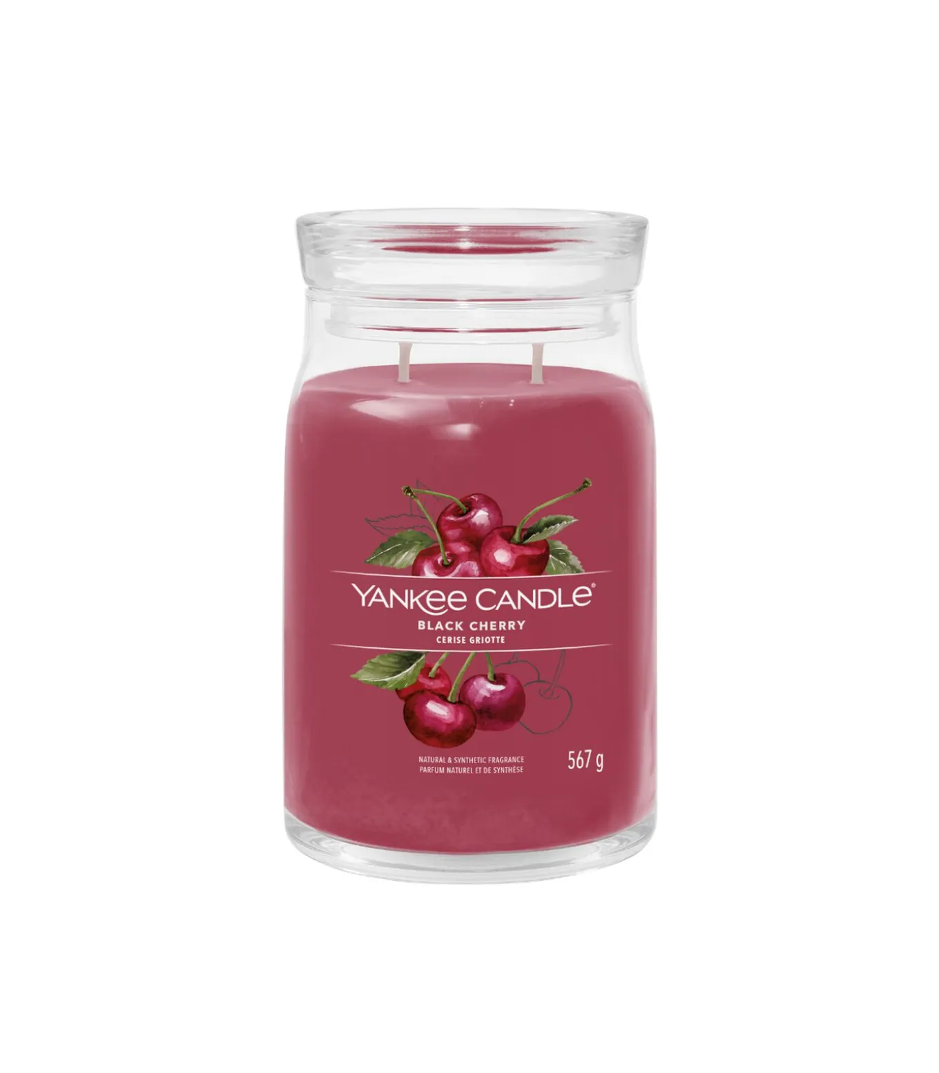 Geurkaars Black Cherry Signature Large Jar