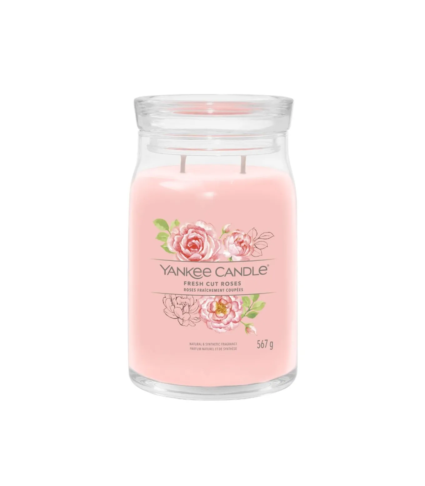 Geurkaars Fresh Cut Roses Signature Large Jar