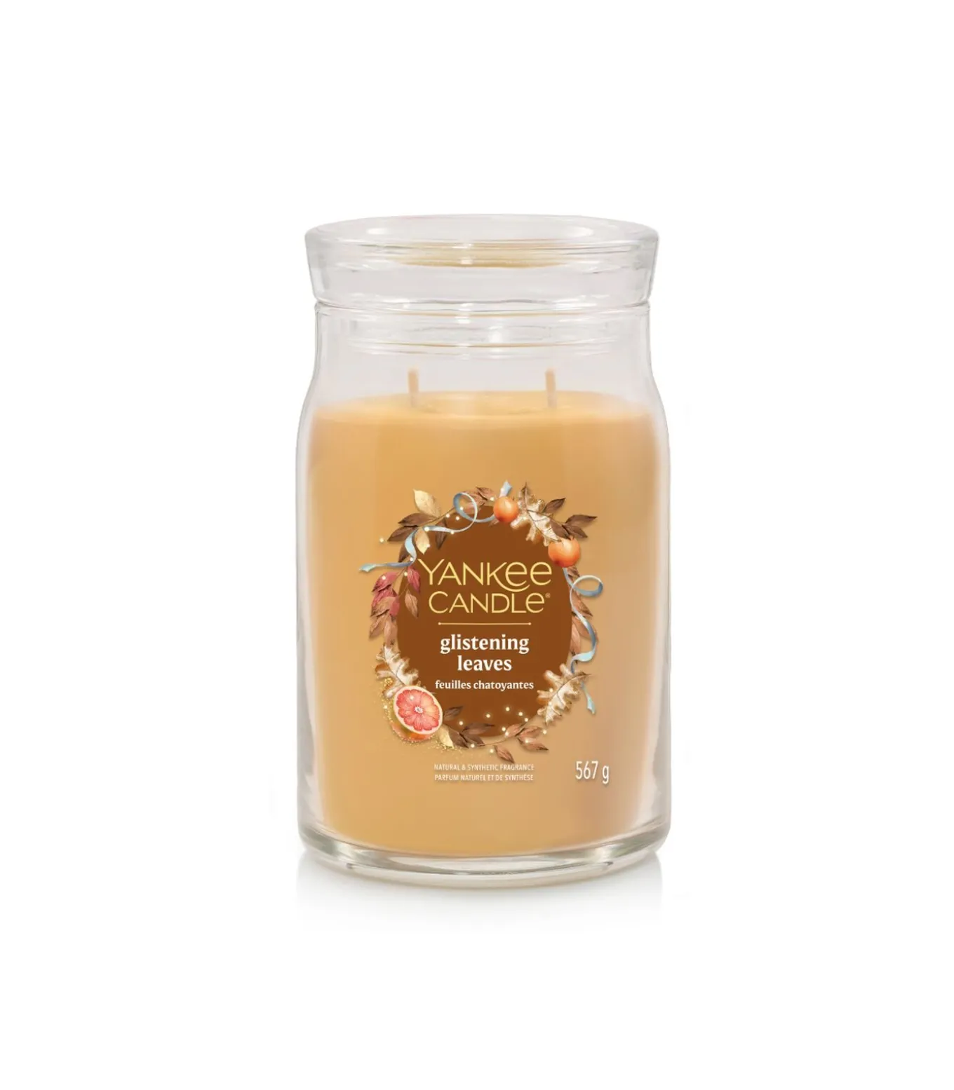 Geurkaars Glistening Leaves Signature Large Jar