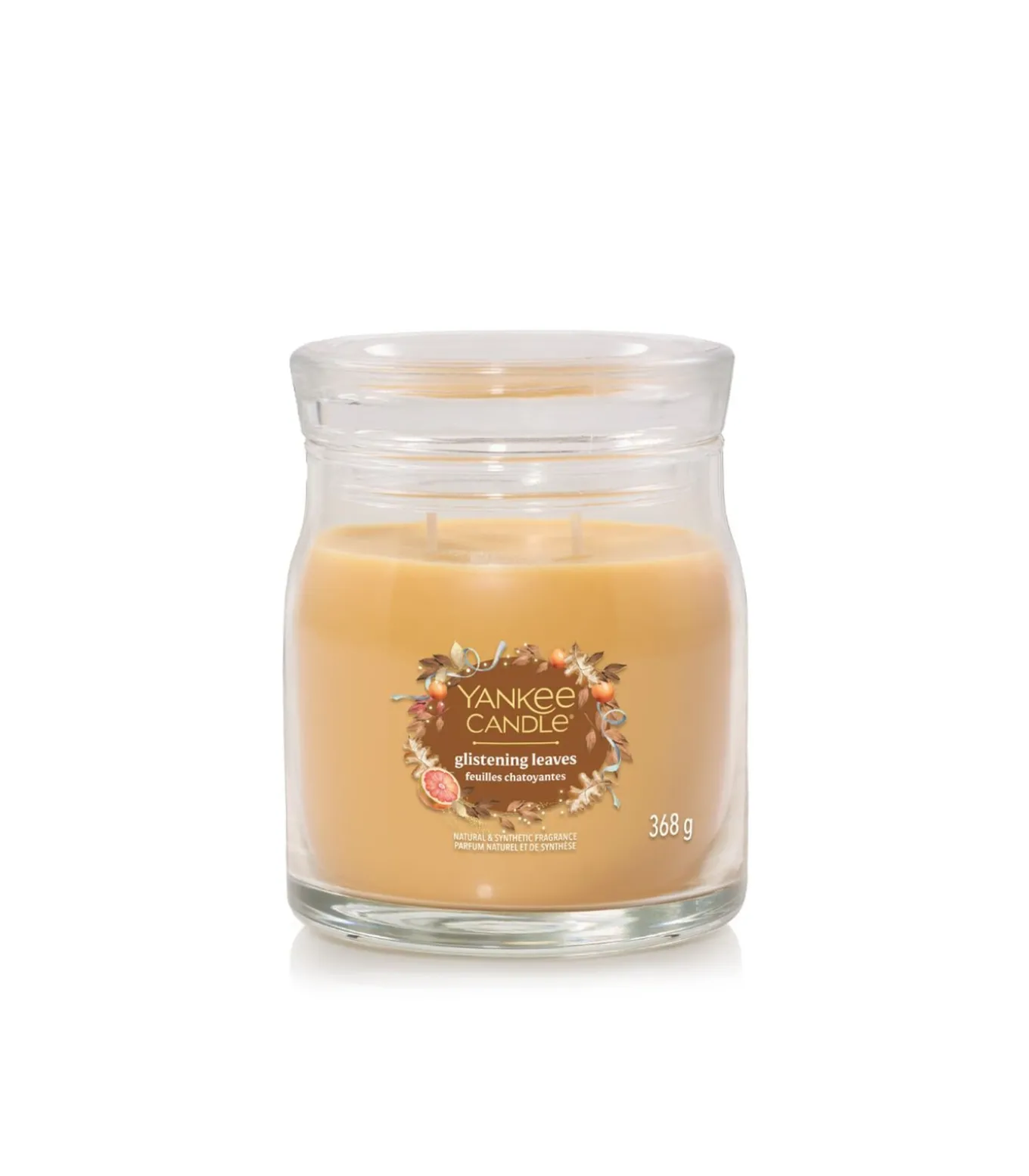 Geurkaars Glistening Leaves Signature Medium Jar