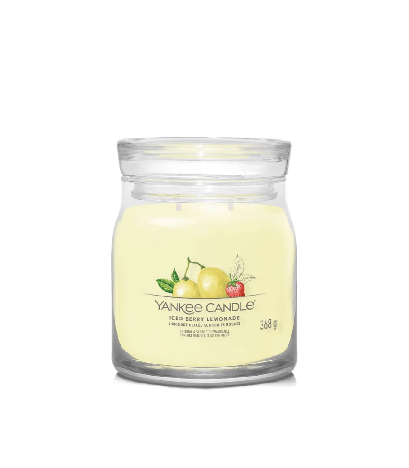 Geurkaars Iced Berry Lemonade Signature Medium Jar