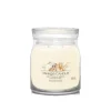 Geurkaars Soft Wool & Amber Signature Medium Jar