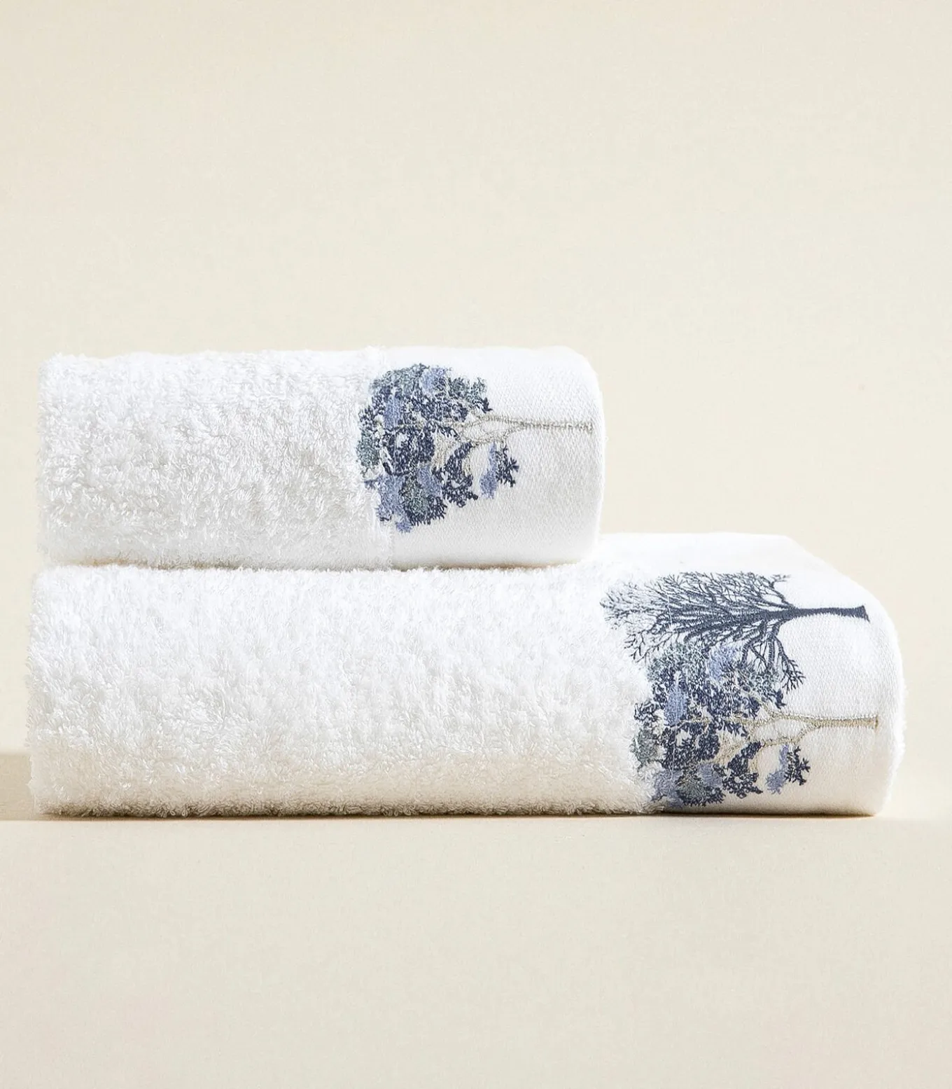 Gezichtshanddoek Aneli 50x90 cm Wit