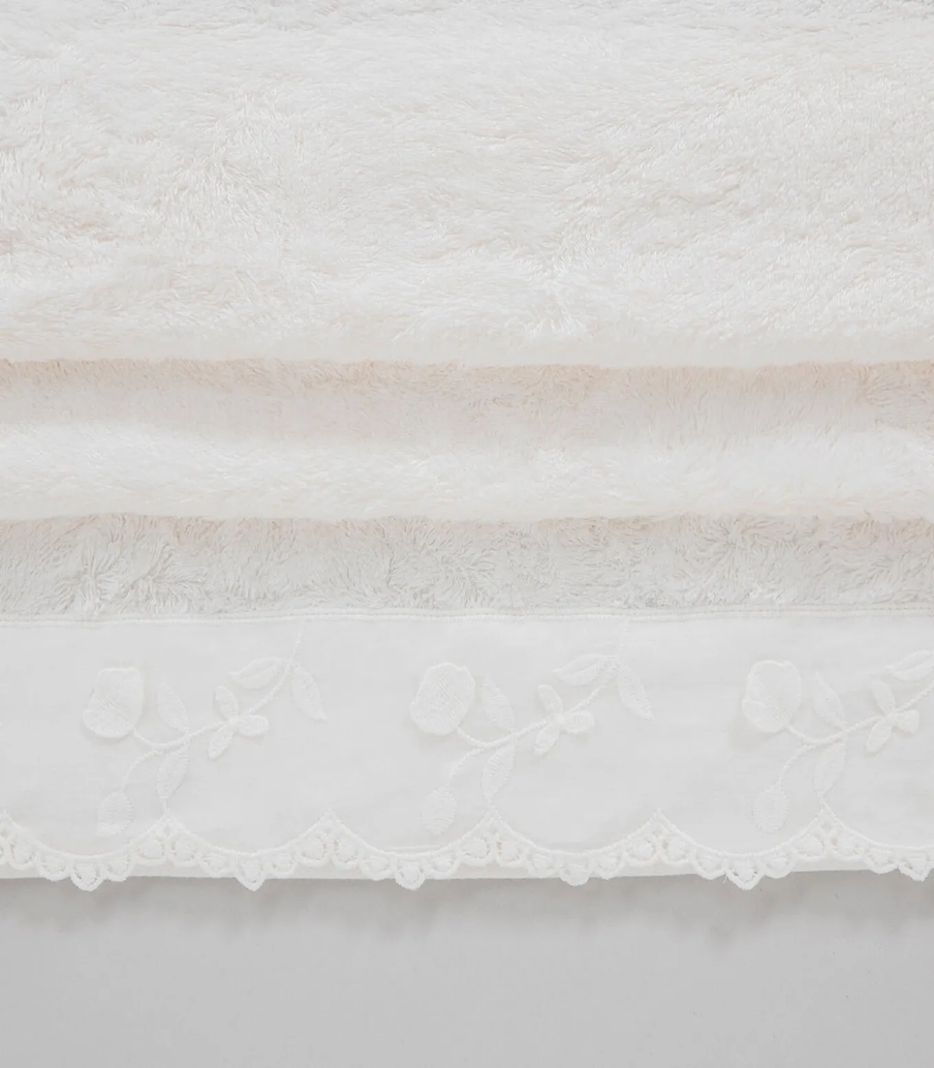 Gezichtshanddoek Flor 50x90 cm Ecru