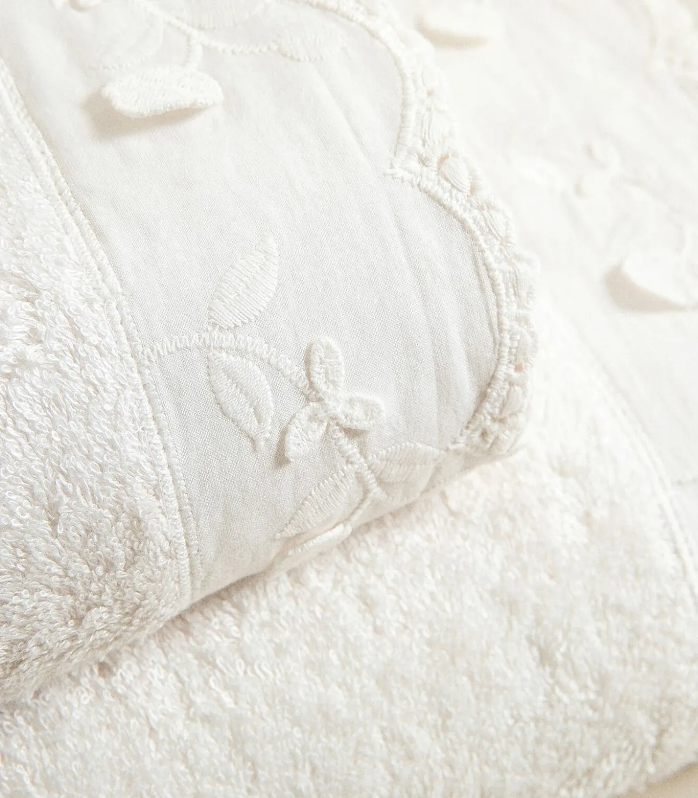 Gezichtshanddoek Flor 50x90 cm Ecru