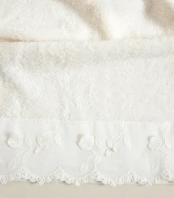 Gezichtshanddoek Flor 50x90 cm Ecru