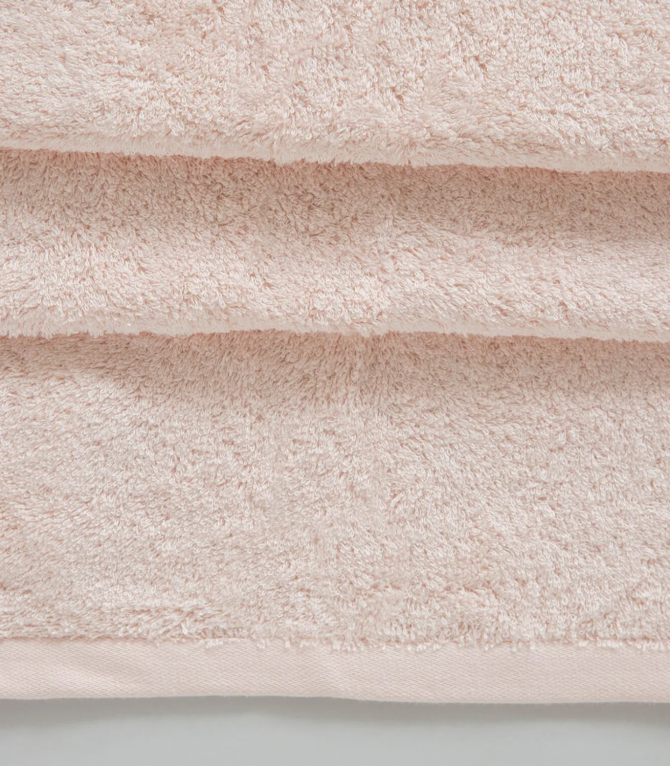 Gezichtshanddoek Solid 50x90 cm Lichtroze