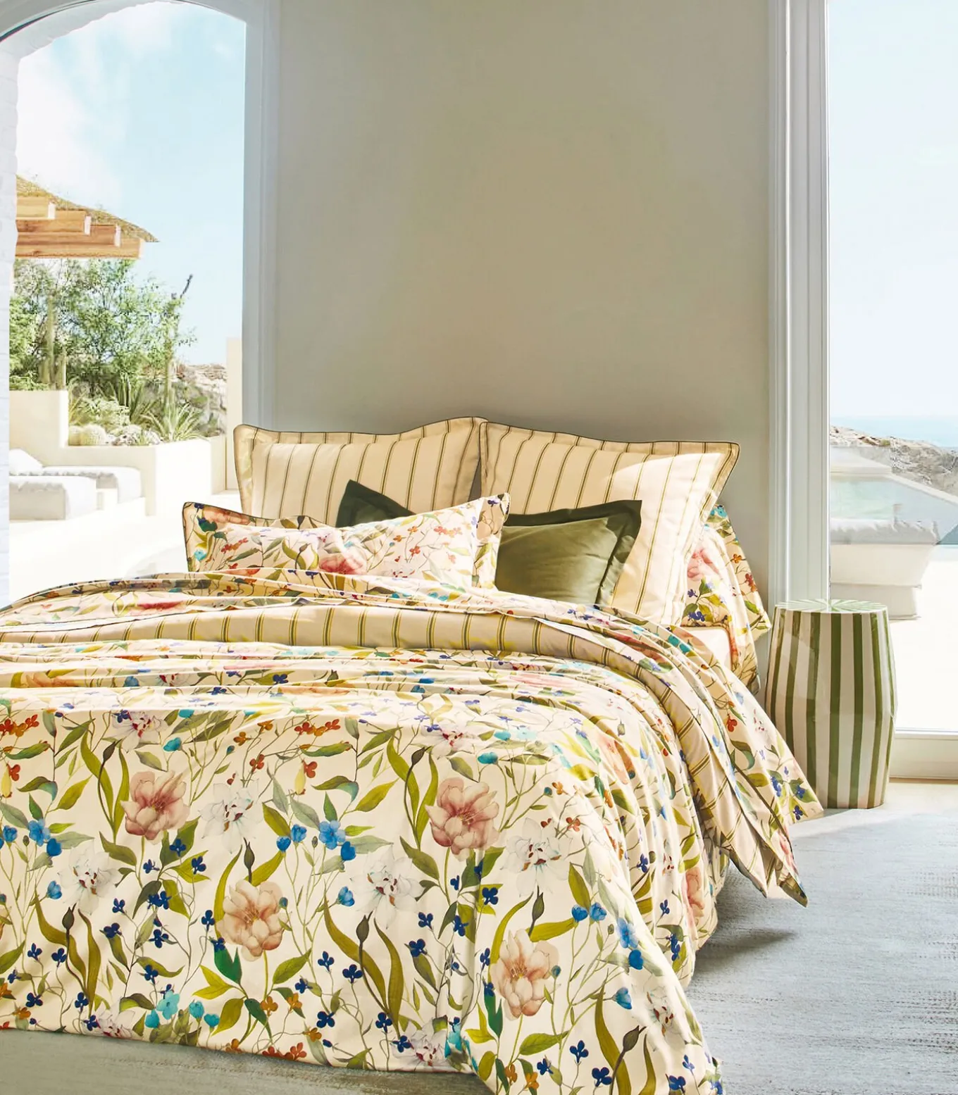 GIARDINO Naturel - Dekbedovertrek Satijn Katoen