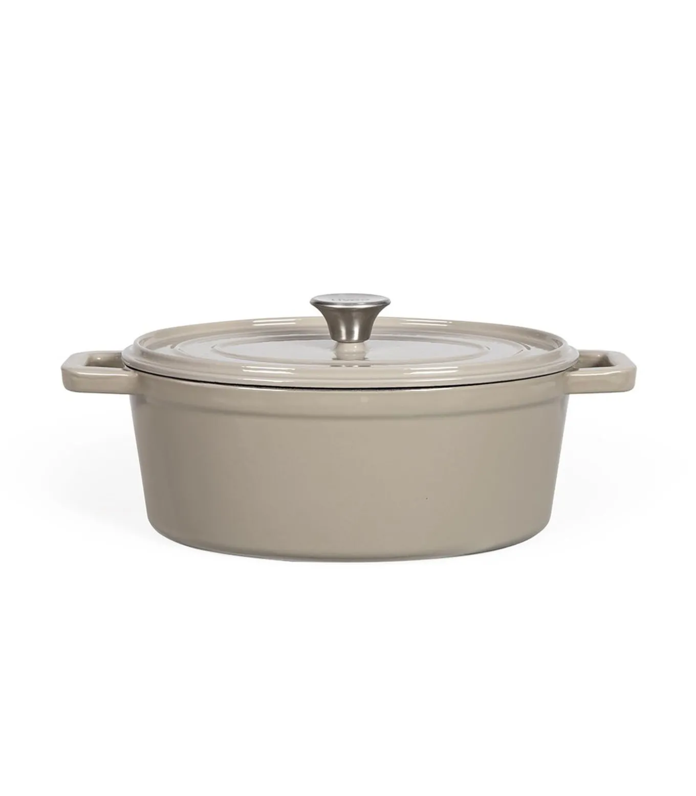 Gietijzeren ovale braadpan