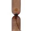 Gigi Tafellamp Gehamerd Glas 51xØ15 cm- Bruin