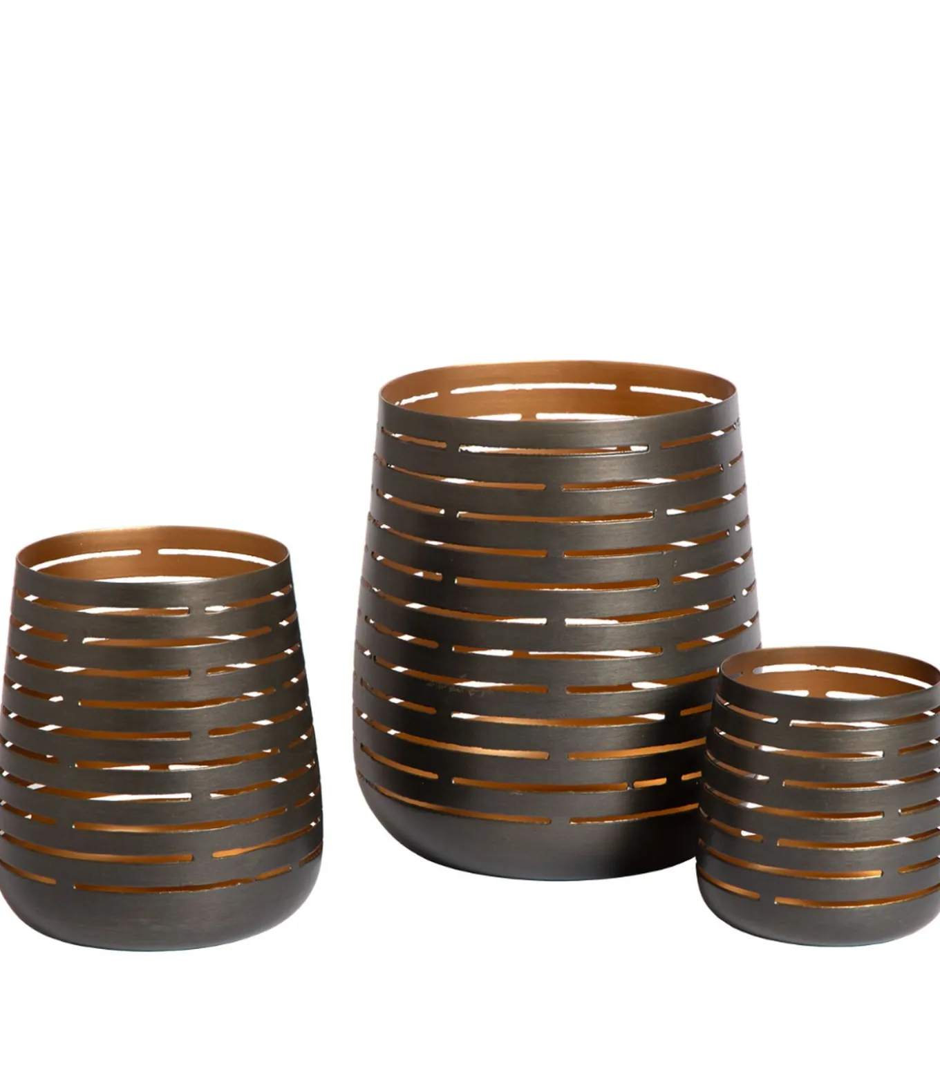 Gladys - Theelichthouder - Zwart