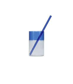 Glas 36,5cl blauw Cruse - set/2
